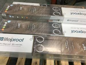 LOT WITH 9 CASES OF LIFEPROOF Kingship Oak Water Resistant 12 mm Laminate Flooring (19.83 sq. ft.  case) SEE PICS