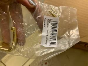 ASSORTED COAT AND HAND HOOK