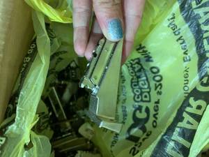 BOX OF ASSORTED CABINET HARDWARE