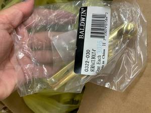 SURFACE BOLT, ASSORTED SIZES
