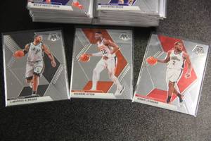 lot 17 image: 2019-20 Panini Mosaic Basketball Stars and Commons Lot  70 Cards