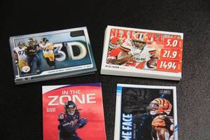 lot 21 image: 2020 Score Football Card Insert Lot  50 Cards All Inserts