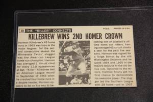lot 42 image: 1964 Topps Giant Harmon Killebrew #38