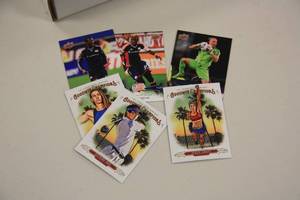 lot 50 image: Single Row Box 2012 Upper Deck MLS and 2018 Goodwin Champions