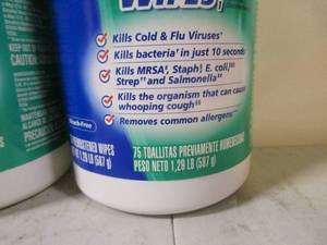 lot 103 image: Clorox Disinfectant Wipes