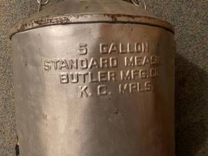 Silver Milk Can