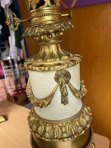(2) Lamps with very ornate bases