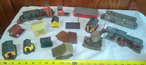 lot 45 image: O Scale Model Railroading Buildings.