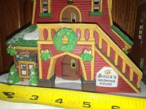 lot 55 image: 4 Department 56 buildings- nice