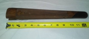 lot 81 image: Pump - wood new. DVR 194, fancy etching.