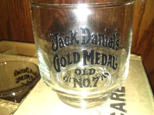 lot 89 image: 6 Jack Daniels 9 oz. Rocks Glasses, New in box