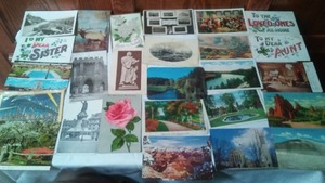 lot 91 image: Antique Vintage Post Cards New and used dated back to 1908.