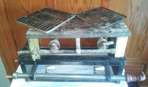 lot 108 image: 2 Vintage Gas portable stoves Angliron.