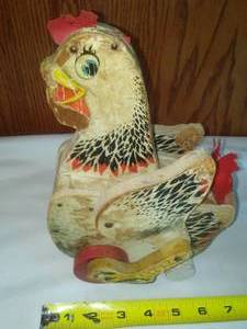 lot 120 image: Fisher Price Vintage  The Cackling Hen