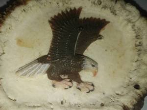 lot 124 image: American Eagle Belt Buckle  Handcrafted.