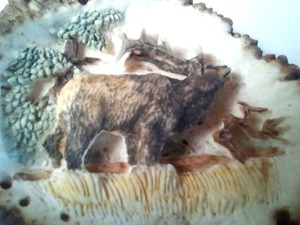 lot 128 image: Deer Buck Belt Buckle.