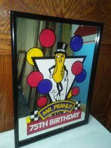 lot 144 image: Mr. Peanut 75th Anniversary Birthday picture, New in box