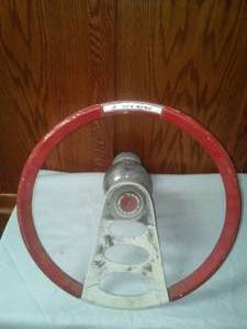 lot 152 image: Vintage Seaking Vollrath Viking Boat Steering Wheel.