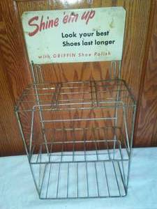 lot 182 image: Griffin Shoe Polish Retail Rack - nice.