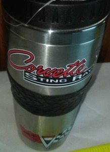 lot 203 image: Corvette NEW Travel Mug  Stainless.