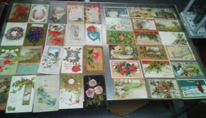 lot 223 image: 38 Post Cards Postmarked.