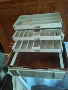 lot 266 image: Plano Pro 747 tackle box. Excellent.