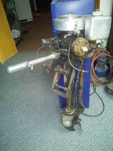lot 299 image: 1947 Neptune Outboard Motor -  2 cylinder