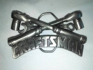 lot 472 image: Craftsman Tool Belt Buckle