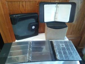 lot 320 image: CASE IT 3 ring multi-binder, older leather Binders and more