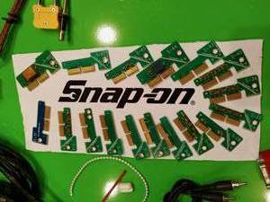 lot 10 image: Snap On Scanner programmer Diagnostic adapters personality keys
