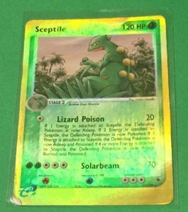 lot 16 image: Sceptile11109 Pokemon Card Holofoil