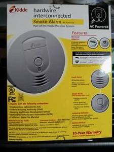 lot 55 image: Kidde Hardwire Interconnected Smoke Alarm