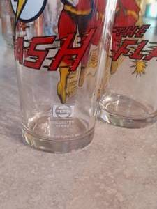 lot 7 image: Pair of 1975s Pepsi Flash collectors drinking glasses.