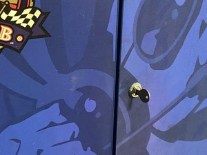 lot 14 image: Napa Auto Parts Storage Cabinet