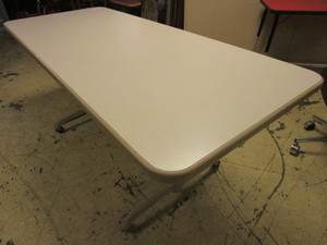 lot 845 image: ROLLING OFFICE TABLE