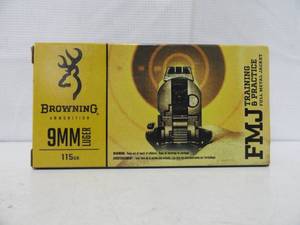 lot 17 image: Browning 9mm Luger Shells