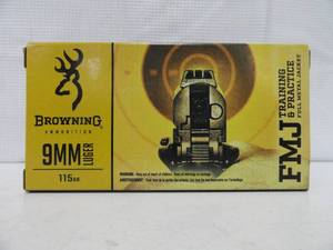 lot 18 image: Browning 9mm Luger Shells