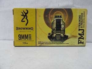 lot 19 image: Browning 9mm Luger Shells