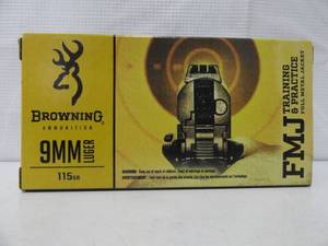 lot 21 image: Browning 9mm Luger Shells