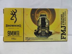 lot 22 image: Browning 9mm Luger Shells