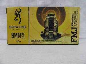 lot 23 image: Browning 9mm Luger Shells
