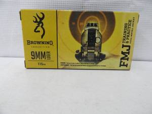 lot 24 image: Browning 9mm Luger Shells