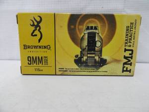 lot 25 image: Browning 9mm Luger Shells