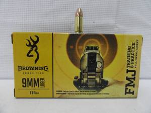 lot 26 image: Browning 9mm Luger Shells