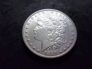 1881 Morgan Silver Dollar
