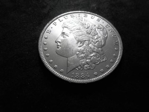 1884 Morgan Silver Dollar