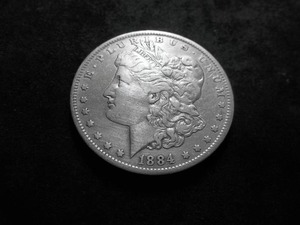 1884 S Morgan Silver Dollar