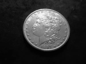 1887 S Morgan Silver Dollar