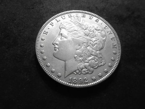 1892 Morgan Silver Dollar