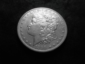1898 S Morgan Silver Dollar